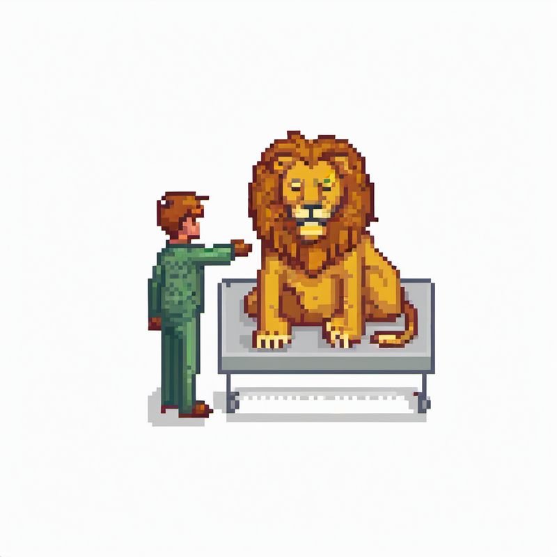 sonhar com leão mordendo - animais