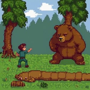 sonhar com urso atacando - animais