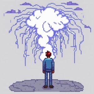 sonhar com tempestade com raios